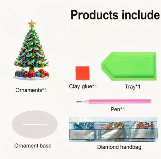 Preview: Diamond Painting 5D Weihnachtsbaum